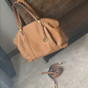 Like New Michael Kors Braided Shoulder Bag